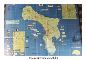 Bonaire, Netherlands Antilles Map